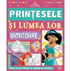 Porne&537;te într-o aventur&259; magic&259; în lumea plin&259; de culoare a prin&539;eselor Disney Po&539;i s&259; colorezi dup&259; model s&259; completezi imaginile cu fundal colorat sau s&259; colorezi cum î&539;i place postere cu prin&539;esele tale preferate Distrac&539;ia este asigurat&259;