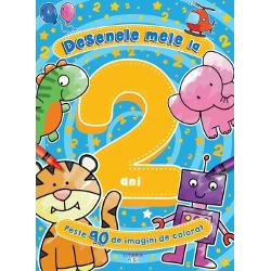 Bucur&259;-te c&259; ai 2 ani &537;i porne&537;te în superaventura culorilorIa-&539;i creioanele colorate &537;i coloreaz&259; cele peste 90 de imagini amuzante cu animale s&259;lbatice dragoni zâne &537;i multe altelePe locuri fi&539;i gata …COLORA&538;I