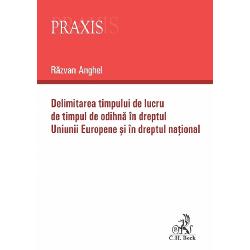 Delimitarea timpului de lucru de timpul de odihna in dreptul Uniunii Europene si in dreptul nationalLucrarea trateaza reglementarile privind timpul de munca si odihna evidentiind aplicarea normelor europene in Romania si impactul noilor forme de munca asupra drepturilor lucratorilor  Delimitarea timpului de lucru de timpul de odihna in dreptul Uniunii Europene si in dreptul national ofera o abordare exhaustiva asupra unui subiect de mare importanta in domeniul 