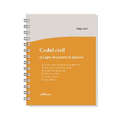 Lucrarea de fata cuprinde Codul civil si Legea de punere in aplicare a acestuia redata in extrasTextul Codului civil este insotit de articolele corespondente din vechiul Cod civil Codul comercial Codul familiei Decretul nr 1671958 si celelalte acte normative anterioare al caror continut a fost absorbit in Codul civil toate acestea fiind redate la finalul articolelor cu caractere italice De asemenea se fac trimiteri la legislatia conexa 