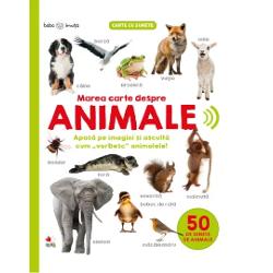 Cum face pisica Dar broasca Dar elefantul În aceast&259; carte 50 de animale prind via&539;&259; printr-o simpl&259; ap&259;sare de buton Fotografiile de foarte bun&259; calitate &537;i sunetele adev&259;rate le ofer&259; copiilor ore întregi de joac&259; în care descoper&259; lumea