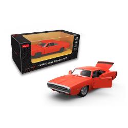 Masinuta are proportiile ideale pentru momente pline de distractie si amuzament Masinuta metalica Dodge Charger RT cu scara 1 la 36 are anvelope de cauciuc si un design detaliat interior-exterior realizat din material metalic turnat cu accesorii realizate din material plastic portiere de calitate superioara Copilul dumneavoastra se poate juca in voie cu masina metalica Dodge Charger RT cu scara 1 la 36 oferita de brandul international Rastar Nicio cursa nu este imposibil de castigat cu 