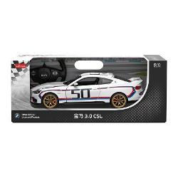 Copilul dumneavoastra se poate juca in voie cu masina cu telecomanda BMW 3 0 CSL scara 1 la 14 oferita de brandul international Rastar Nicio cursa nu este imposibil de castigat cu acesta masinuta replica oficiala cu licenta a modelului original construita cu mare atentie la detalii Masinuta are proportiile ideale pentru momente pline de distractie si amuzamentMasinuta functioneaza pe frecventa de 24GAlimentarea se face astfel  pentru masinuta sunt necesare 5 baterii tip AA  iar pentru 