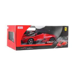 Copilul dumneavoastra se poate juca in voie cu masina cu telecomanda Ferrari Aparta rosu scara 1 la 14 oferita de brandul international Rastar Nicio cursa nu este imposibil de castigat cu acesta masinuta replica oficiala cu licenta a modelului original construita cu mare atentie la detalii Masinuta are proportiile ideale pentru momente pline de distractie si amuzament avand dimensiunile in centimetri dupa cum urmeaza  335147108Masinuta functioneaza pe frecventa de 24GAlimentarea 