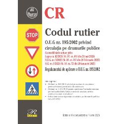 DescriereCodul rutier OUG nr 1952002 edi&539;ia iunie 2025 este actualizat&259; cu ultimele modific&259;ri legislative &537;i jurispruden&539;a obligatorie Astfel sunt incluse modific&259;rile aduse prin- Legea nr 822025 M Of nr 481 din 23 mai 2025;- OUG nr 52025 M Of nr 181 din 28 februarie 2025;- OG nr 12025 M Of nr 72 din 29 ianuarie 2025La art 75 din Codul rutier este inclus&259; decizia ÎCCJ 