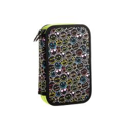 Acest penar este un echipament de baz&259; ideal pentru &537;coal&259; prev&259;zut cu spa&539;ii destinate instrumentelor de scris &537;i accesoriilor tale preferate &537;i decorat cu motive inspirationale &537;i originalePenarul are 2 compartimente care î&539;i ofer&259; un plus de spa&539;iu pentru acesoriile de care nu te po&539;i desp&259;r&539;i &537;i este fabricat din materiale rezistente care protejeaz&259; con&539;inutul împotriva loviturilor 