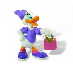     Figurina jucarie reprezentand personajul Daisy din animatia Mickey Mouse    Detalii foarte asemanatoare cu cele reale    Figurina are 
