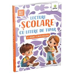 Colec&539;ia Lecturi &537;colare cu litere de tipar este potrivit&259; pentru copiii care cunosc literele mari de tipar &537;i pot s&259; citeasc&259; cuvinte scrisecu majuscule Parcurgând paginile acestor c&259;r&539;i ei vor exersa lectura individual&259; într-un mod pl&259;cut fiind ajuta&539;i de fontul lizibil paginile aerisite &537;i ilustra&539;iile sugestive