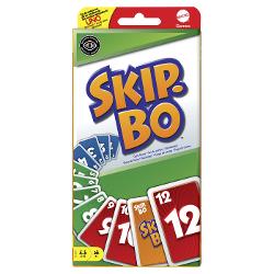 Skip-Bo este cel mai bun joc de carti de secventiere de la creatorii UNO Jucatorii folosesc abilitatile si strategia pentru a crea stive de carti crescatoare numerotate secvential 234 pana cand nu mai au de jucat Odata ce fiecare primeste propriul stoc personal de carti jocul incepe prin a extrage dintr-o gramada centrala si a construi pana la patru teancuri Cartile &bdquosalbatice&rdquo Skip-Bo descompun situatiile statice si pot fi jucate ca orice numar Foloseste aceste carti 