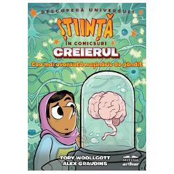 „Creierul Cea mai avansat&259; ma&351;in&259;rie de gândit din seria „&350;tiin&355;&259; în comicsuri exploreaz&259; func&539;ionarea &537;i complexitatea creierului uman sub forma unei aventuri BDCe se întâmpl&259; când Fahama o cerceta&351;&259; ambi&355;ioas&259; care-&351;i dore&537;te s&259; vând&259; fursecuri &351;i s&259; câ&351;tige mult râvnita insign&259; de Vicepre&351;edinte junior 