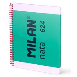 Caietul MILAN nata cu spiral&259; format A4 &537;i 80 de file tip dictando este combina&539;ia perfect&259; între func&539;ionalitate &537;i design modern Hârtia groas&259; de 95 gm² microperforat&259; &537;i prev&259;zut&259; cu 4 perfora&539;ii pentru organizare eficient&259; asigur&259; o experien&539;&259; de scriere clar&259; &537;i pl&259;cut&259; Coperta rigid&259; protejeaz&259; con&539;inutul iar spirala flexibil&259; din plastic 