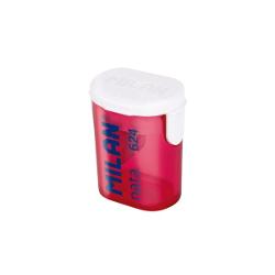 Simplitate eficien&539;&259; &537;i design clasic – toate se reg&259;sesc în Ascu&539;itoarea plastic simpl&259; cu container NATA MILAN Inspirat&259; din stilul inconfundabil al celebrelor radiere MILAN aceast&259; ascu&539;itoare este alegerea ideal&259; pentru cei care caut&259; un accesoriu de calitate cu un aspect retro-modernCorpul roz &537;i capacul alb aduc un omagiu designului original MILAN recunoscut înc&259; din 