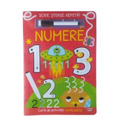 E a&537;a de distractiv s&259; înve&539;i numerele când po&539;i s&259; SCRII • &536;TERGI • REPE&538;IPersonajele nostime &537;i dialogurile lor amuzante te ajut&259; s&259; înve&539;i Dup&259; ce ai terminat activit&259;&539;ile &537;terge tot &537;i ia-o de la început ca s&259; ai cele mai bune rezultate