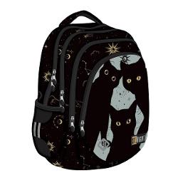 Exploreaza ghiozdanul scolar Majewski ST Right BP06 din colectia Night Cats perfect pentru elevii care doresc sa imbine stilul cu functionalitatea Acest ghiozdan este ideal pentru a te asigura ca toate lucrurile tale sunt organizate si usor de accesatFunctionalitate remarcabila Echipat cu 4 compartimente generoase perfecte pentru organizarea eficienta a caietelor si cartilor taleSpatiu suplimentar 2 buzunare 