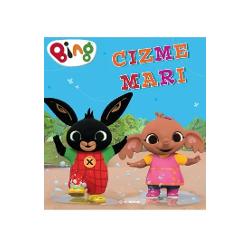 Cizmele mari… fac parte din lumea lui Bing Bing &537;i Sela se joac&259; de-a uria&537;ii Cu cizmele lor mari de ploaie se distreaz&259; s&259;rind în b&259;ltoace &537;i stropind cu ap&259; Bing g&259;se&537;te una uria&537;&259; &537;i sare cu toat&259; energia în ea dar alunec&259; &537;i se ud&259; din cap pân&259;-n picioareSplish Splash Nu-i place s&259; fie murdar 