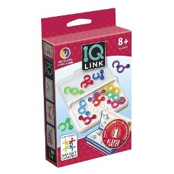 IQ Link de la Smart Games este un joc de logic&259; captivant care stimuleaz&259; mintea &537;i ofer&259; ore întregi de distrac&539;ie Cu un design ingenios acest puzzle 2D &537;i 3D vine cu 120 de provoc&259;ri de la cele mai simple la cele extrem de dificile perfect pentru a dezvolta abilit&259;&539;ile cognitive ale copiilorProvoc&259;ri Diverse 120 de provoc&259;ri variate care testeaz&259; &537;i dezvolt&259; 