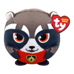 Jucarie de plus TY Beanie Balls - Marvel Rocket TY42567