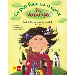 Ce poti face cu o carte in vacanta Caiet de lectura si scriere creativa Clasa a VI-a Doriti ca elevii sau copiii dumneavoastra sa citeasca mai mult si sa scrie mai bine si cu mai multa usurinta Caietul de vacanta pe care il propunem este ludic si creativ gandit astfel incat sa-i atraga ca un joc tentant pe elevii aflati in vacanta • Acesta poate fi strecurat cu mult folos in 