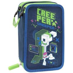 Penar Minecraft cu 44 instrumente de scrisDac&259; doriti sa oferiti copilului dvs un penar complet echipat si cu un design modern penarul Comix Flash Minecraft este alegerea perfecta Acest penar este prevazut cu 44 de instrumente de scris astfel incat copilul dvs sa fie pregatit pentru scoala in cel mai bun mod posibilCu dimensiunile de xx cm si realizat din material durabil din poliester acest produs autentic 100 iti aminteste sa ai grija de tine in fiecare ziDimensiunixx cm 