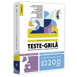 Realizata de un colectiv de autori cu mare experienta format din judecatori formatori ai Institutului National al Magistraturii specialisti din Ministerul Justitiei avocati si cadre didactice care predau la facultati de drept de prestigiu din tara lucrarea Teste-grila minispete pentru examenele de admitere in profesiile juridice Drept civil Editia a XII-a revazuta si adaugita este utila candidatilor la examenele de admitere in profesiile juridice pentru concursul de admitere in 