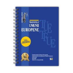 TRATATELE UNIUNII EUROPENE MAI 2025 EDITIE SPIRALATA &9679; Tratatul privind Uniunea Europeana&9679; Tratatul privind functionarea Uniunii Europene&9679; Protocoale&9679; Declaratii&9679; Tabele de corespondenta&9679; CARTA DREPTURILOR FUNDAMENTALE A UNIUNII EUROPENE Culegerea Tratatele Uniunii Europene mai 2025 editie spiralata tiparita pe hartie alba de calitate superioara cuprinde 