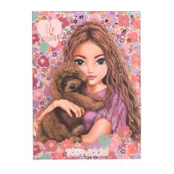 Pentru scrisori dragute si mesaje dulci setul de papetarie TOPModel Floral este o adevarata atragere a ochiului cu modelul sau floral frumos si modelul dragut al cainelui Dosarul robust contine 24 de coli ilustrate si fine de hartie de scrisori 12 plicuri asortate 2 coli de autocolante colorate pentru a decora si a lipi