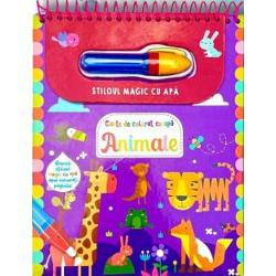Animale - Carte de colorat cu apa editura Flamingo GD 2025 