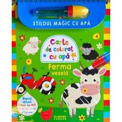 Aceasta carte este perfecta pentru ca cei mici sa invete sa deseneze formele cu ajutorul stiloului magic cu apaContine activitati educationale distractiveCartea de colorat ajuta la• dezvoltarea abilitatii manuale;• stimuleaza imaginatia;• imbogateste vocabularul identificarea obiectelor si invatarea culorilor;• dezvolta concentrarea