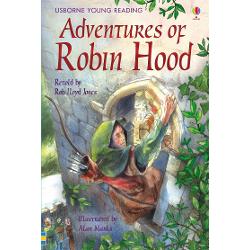 An exciting retelling of how Robin Hood Englands most famous outlaw outwits the evil Sheriff of Nottingham The Sheriff of Nottingham is rich enough to become king Only one man can stop him - the daring outlaw Robin Hood Can Robin break into the Sheriffs castle and steal his glittering treasure Beautifully illustrated by Alan MarksPart of the Usborne Young Reading Level Two series for readers who have just started reading alone