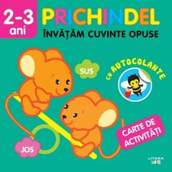 E ziua cuvintelor opuse Ajut&259;-l pe cel mic s&259; le înve&539;e prin imagini &537;i autocolante Cele mai întâlnite perechi de cuvinte opuse se reg&259;sesc ilustrate în paginile pline de culoare Prin lipirea autocolantelor la locurile potrivite copilul va înv&259;&539;a totodat&259; s&259; recunoasc&259; forme &537;i modele Aceast&259; serie dezvolt&259;ÎNDEMÂNAREA • MEMORIA VIZUAL&258; 