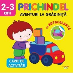 Ajuta-l pe cel mic sa invete prin imagini si autocolante Lipind autocolantele la locurile potrivite din aceasta carte plina de culoare copilul va invata sa uneasca elemente sa traseze linii punctate si sa recunoasca diferite obiecteAceasta serie dezvoltaIndemanareaMemoria vizualaAbilitatile motrice fineCoordonarea ochi-manaDeprinderea scrisului