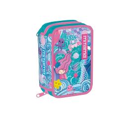 Descopera penarul echipat Mitama cu 3 compartimente si design marin perfect pentru pastrarea organizata a rechizitelor tale Realizat din poliester durabil acest penar este ideal pentru elevi si studentiDimensiuni 145 x 74 x 20 cmContinut 47 piese2 pixuri Goody cancellabili albastru si rosu2 creioane HB cu corp fluorescent1 evidentiator Twice2 pixuri cu bila fluorescente1 lipici Stronglue1 