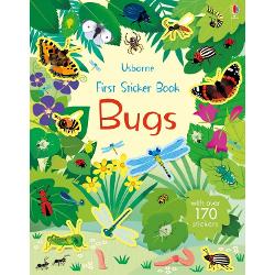 Butterflies dragonflies caterpillars spiders - the world is full of amazing bugs of all shapes and sizes Find out which ones live in jungles deserts swamps and gardens by adding over 170 stickers to the colourful scenes in this book Includes simple facts the names of all the bugs and links to recommended websites to find out more