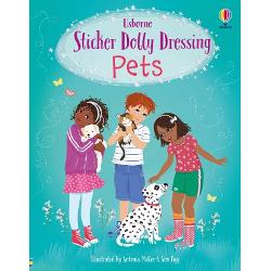 Discover the magical world of Sticker Dolly DressingJoin the dolls as they look after their pets as well as interact with those that they dream of having This fabulous addition to the successful Sticker Dolly Dressing series uses stickers to dress the dolls as they feed and groom their pets meet their friends with slightly unusual pets as well as play with puppies rabbits and kittens- The number 1 bestselling sticker series with characters to 