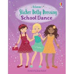 Discover the magical world of Sticker Dolly DressingJoin the dolls as they prepare for their school dance Dress them as they decorate the school hall choose their hairstyles get ready for the big party hop into the photo booth and dance the night away The stickers include shoes handbags hair accessories and lots of special dresses and smart outfits- The number 1 bestselling sticker series with characters to dress and colourful scenes to 