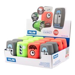 Ascu&539;itoare cu radier&259; Aliens Tower MILAN – accesoriul perfect pentru cei care doresc unelte practice &537;i de calitate într-un design original &537;i compactCaracteristici produsDesign 2-în-1 inteligent &537;i compact combina&539;ie de gum&259; de &537;ters p&259;trat&259; din cauciuc sintetic moale &537;i ascu&539;itoare dubl&259; pentru creioane standard &537;i MAXI ideale pentru birou 