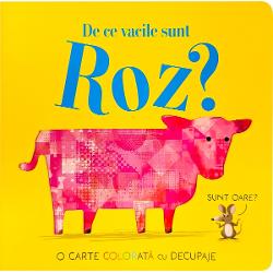 De ce vacile sunt rozO nu Culorile au luat-o razna in aceasta cartePisicile au devenit verzi iar vacile - rozDatorita decupajelor devine mai interesant si distractiv sa inveti animalele si culorileTrebuie doar sa intorci pagina si vei afla de ce animalele au culori neobisnuite
