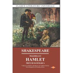 Tragedia lui Hamlet Print de DanemarcaLa intersectia dintre fascinatie si exasperare criticii l-au tratat pe Hamlet cu pasiunea si uneori cu vehementa de care el însusi da dovada în piesa Pentru romantici Hamlet este un suflet delicat poet al fiintei chemat spre o actiune pe care nu poate sa o împlineasca Goethe geniu contemplativ print al filozofilor Schlegel Hazlitt Hugo un Prometeu al ezitarii si al interiorizarii Hugo – simtiti crescendo-ul 