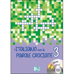 L’italiano con le parole crociate la storica serie di tre volumi di attività per la scuola secondaria si arricchisce di un nuovo componente interattivo Il DVD-ROM allegato genera automaticamente nuove parole crociate basandosi sugli elenchi di vocaboli corregge gli errori e assegna un punteggio finale allo studente Con un semplice click è anche possibile ascoltare la pronuncia dei singoli vocaboliUtilizzando il DVD sulla lavagna interattiva multimediale LIM 
