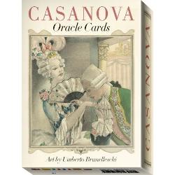 Giacomo Casanova cannot be considered a mere historical figure he is a rich and multifaceted archetype an icon whose name has become synonymous with love lust romantic adventure and especially the social and philosophical current of libertinism This Oracle deck collects a set of beautiful erotic illustrations made by Italian artist Umberto Brunelleschi for a nineteenth-century edition of the book The Memoirs of Jacques Casanova de Seingalt his legendary autobiography originally 
