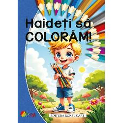 Cartea de colorat „Hai sa COLORAM pentru baieti” este o alegere ideala pentru cei care adora sa-si foloseasca imaginatia si creativitatea Aceasta carte este special conceputa pentru a captiva interesul baietilor oferind o varietate de ilustratii atragatoare si tematici potrivite preferintelor lorPrintre desene copiii vor gasi masini rapide avioane dinozauri supereroi nave spatiale si multe alte elemente care ii vor incanta si ii vor motiva sa exploreze culori si 