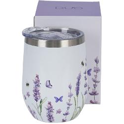 Partea din colec&539;ia Classic Flowers cana termic&259; CLASSIC LAVENDER este realizat&259; din o&539;el inoxidabil 188 &537;i p&259;streaz&259; b&259;uturile calde sau reci oriunde te afli – la birou la &537;coal&259; sau în deplasareDesignul delicat este inspirat de ramurile de lavand&259; care pornesc 