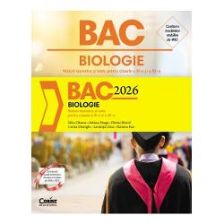 Biologie Bacalaureat No&539;iuni teoretice &537;i teste pentru clasele a-XI-a &537;i a XII-a este un îndrumar în preg&259;tirea absolven&539;ilor de liceu în vederea sus&539;inerii &537;i promov&259;rii examenului de bacalaureat cu rezultate foarte bune la biologieMateria studiat&259; în clasele a-XI-a &537;i a XII-a inclus&259; în programa de bacalaureat este prezentat&259; sistematizat iar la finalul fiec&259;rui 