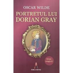 „Lu&259; de pe canapea cuvertura aceea purpurie &539;esut&259; cu aur care o acoperea &351;i &355;inând-o în mâini trecu în spatele paravanului Oare chipul de pe pânz&259; era mai dezgust&259;tor decât înainte I se p&259;rea neschimbat dar ura i se intensificase P&259;r de aur ochi alba&351;tri buze ro&537;ii trandafirii – toate erau la locul lor Doar expresia se schimbase Ar&259;ta cumplit cu tr&259;s&259;tura 