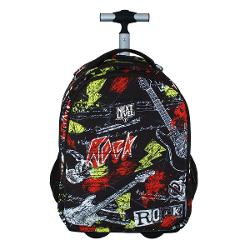 Acest rucsac usor cu forma anatomica este prevazut cu roti si este fabricat din materiale rezistente la apa Designul sau ergonomic include o captuseala respirabila si confortabila pentru a asigura un transport placutUn detaliu inovator este buzunarul ascuns impermeabil situat la baza care protejeaza rotile mentinand rucsacul curat atunci cand este purtat pe spateCaracteristici specialeSistem de transport tip trolley cu maner 