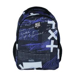 Acest ghiozdan usor este proiectat anatomic si realizat dintr-un material impermeabil Confortul este asigurat de spatele buretat respirabil si ergonomic alaturi de bretelele ajustabile si buretate echipate cu o catarama pe piept pentru o fixare sigura si confortabila Aceasta catarama include si un fluier integrat util in situatii de urgentaCaracteristici specialeGhiozdanul poate fi complet separat in doua rucsacuri independente diferite ca 