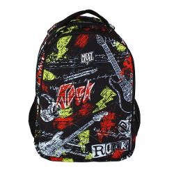 Ghiozdanul este proiectat pentru a oferi confort si functionalitate fiind realizat dintr-un material usor si rezistent la apa Forma sa anatomica si materialul de calitate asigura o utilizare indelungata si protectie impotriva intemperiilorSpatele este buretat respirabil si ergonomic oferind un suport optim pentru coloanaBretelele sunt ajustabile si buretate dotate cu o catarama pe piept pentru o fixare sigura si confortabila Catarama include un fluier 