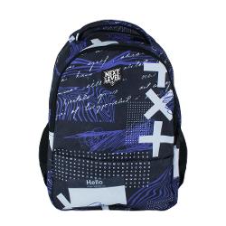 Ghiozdanul usor si ergonomic este fabricat din materiale hidrofuge fiind ideal pentru utilizari diverse datorita designului sau practic si confortabilForma anatomica si spate buretat respirabil si conceput ergonomic pentru un transport confortabilBretele ajustabile si buretate cu catarama pe piept pentru siguranta si confort catarama integrand si un fluierDoua compartimente principale cu fermoar incluzand organizatoare pentru pixuri si alte 