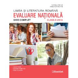 Ghidul complet pentru Evaluarea Na&539;ional&259; 2026 – clasa a VIII-a con&539;ine• 40 de teste realizate în conformitate cu modelele actuale de subiecte de examen incluzând întreaga varietate de itemi propu&537;i de Ministerul Educa&539;iei &537;i Cercet&259;rii;• no&539;iuni teoretice conforme cu noua program&259; &537;i organizate pe domenii lectur&259; redactare elemente de construc&539;ie a comunic&259;rii 