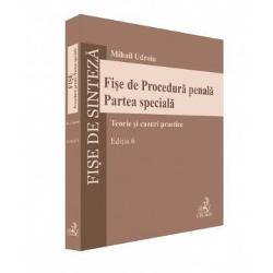 Cu o structura elaborata schematica &537;i cursiva Fi&537;ele de Procedura penala Partea speciala con&539;in comentarii u&537;or de asimilat ale institu&539;iilor de Procedura penala Partea speciala construite într-o maniera logica organizata &537;i totodata aplicativa Fiecare institu&539;ie prezentata este tratata dintr-o dubla perspectiva teoretica &537;i practica structura fi&537;elor permi&539;ând o buna schematizare a informa&539;ieiRiguros 